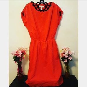 RED MICHEAL KORS DRESS